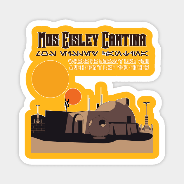 Mos Eisley Cantina Magnet by Mattasticmitchell