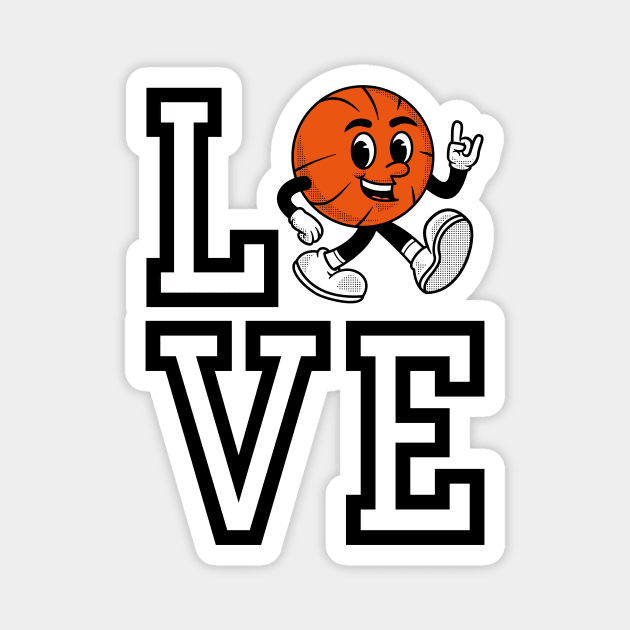 Love Basketball kawaii Magnet by GP SHOP