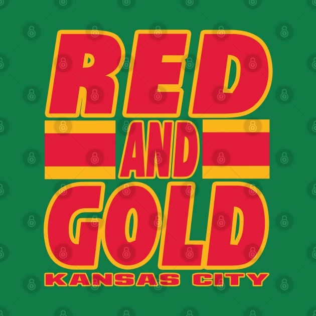 KC LYFE Red and Gold Kansas City by pralonhitam