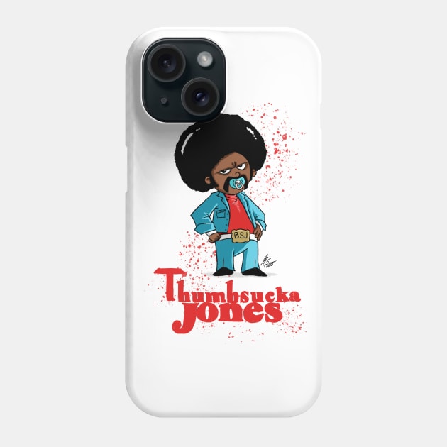 Thumbsucka Jones Phone Case by bloodsuckajones