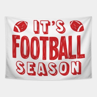 It's Football Season - Red Tapestry