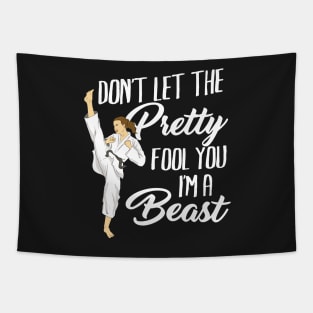 I'm A Beast Martial Arts Gift Tapestry