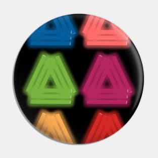 Luminous Triangles Pin