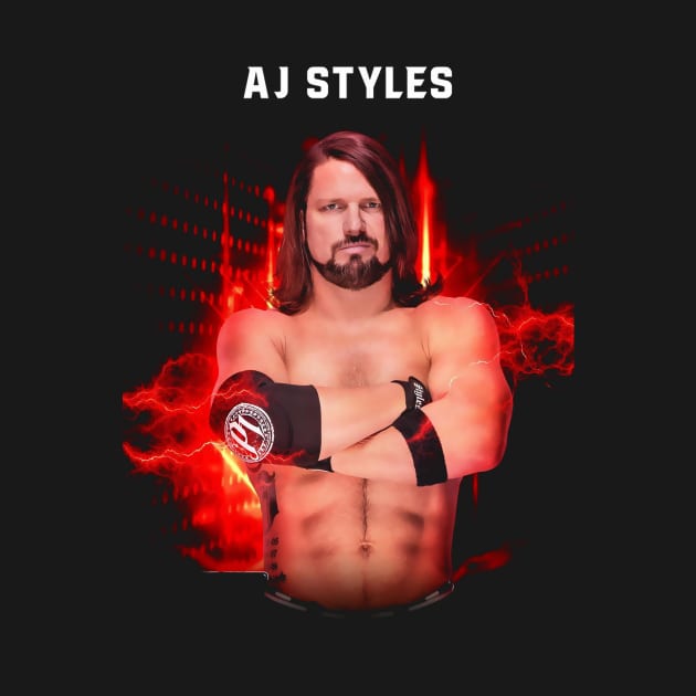 A.J Styles by Crystal and Diamond