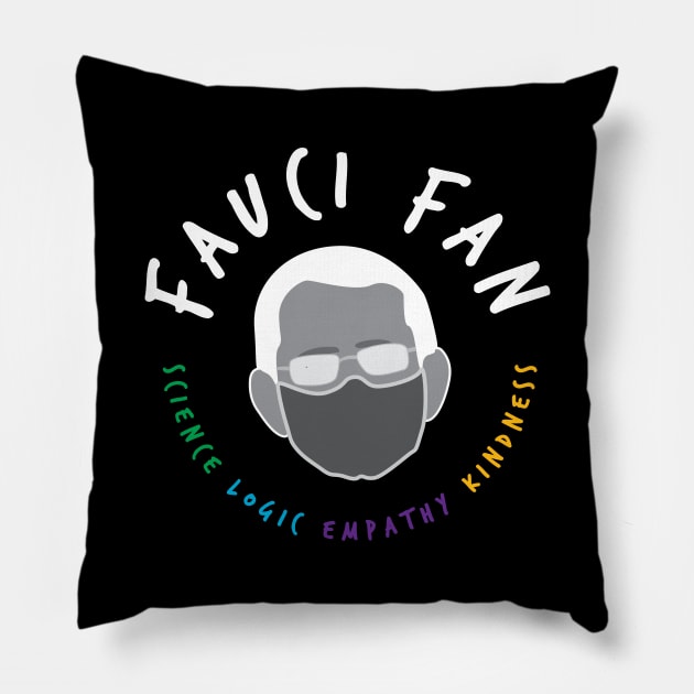 Fauci Fan Pillow by photon_illustration