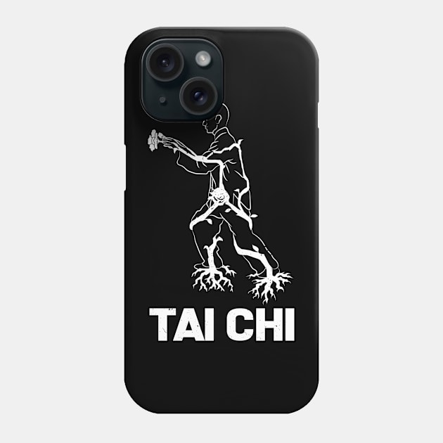 Tai Chi Martial Arts Meditation Yoga Phone Case by QQdesigns