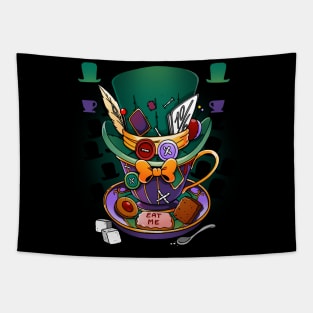 Wonder Mad Hatter Mug Tapestry