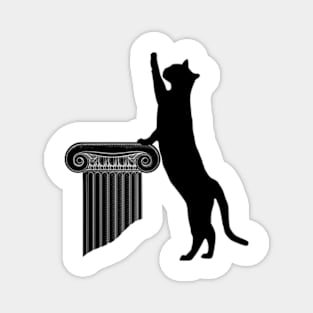 Black Cat Ancient Roman Empire Magnet