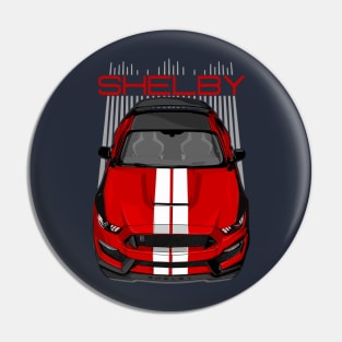 Shelby GT350 - Red & White Pin