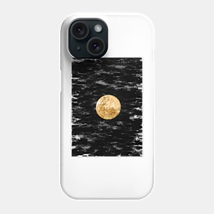 Bright Orange Full Moon Night Sky. For Moon Lovers. Phone Case