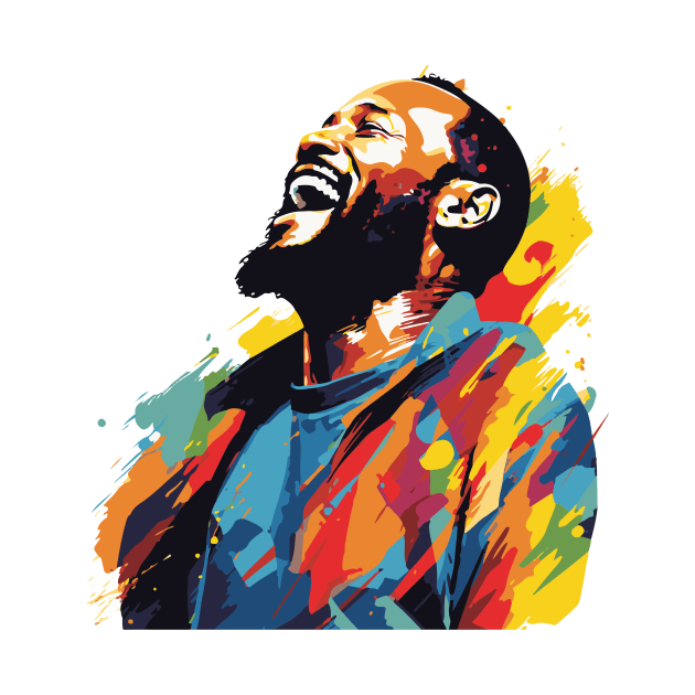 Marvin Gaye pop art by Hoperative