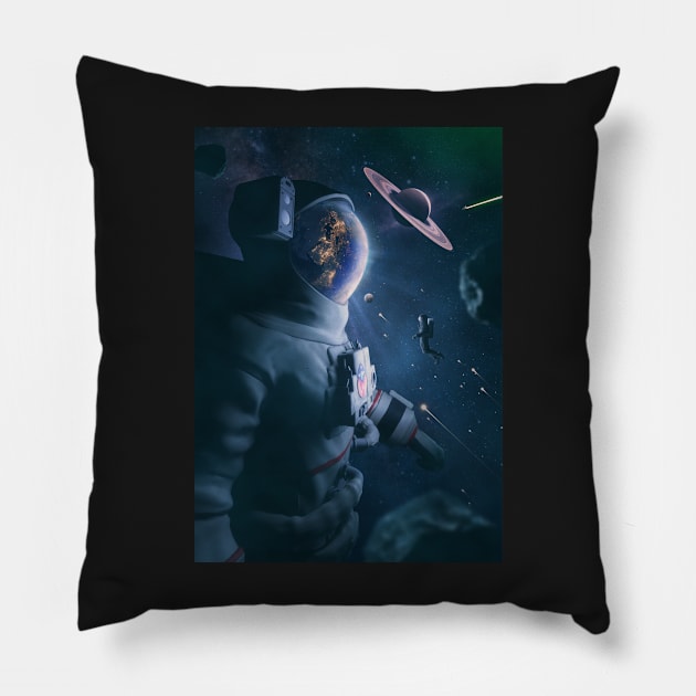 The Universe Within You Pillow by AhmedEmad
