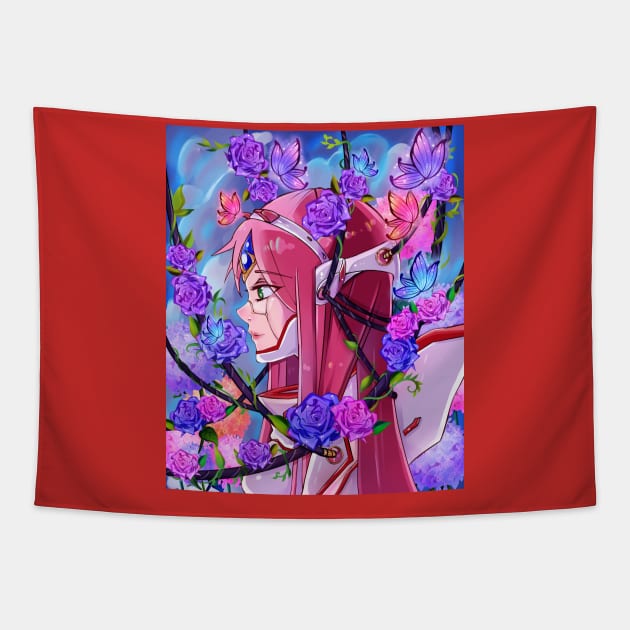 Darling In the Franxx Zero Two Tapestry by Anime Dreams Store