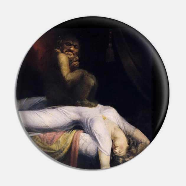 The Nightmare | Henry Fuseli | Satanic Art Pin by WearSatan