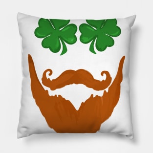 St.Patrick 's Day red beard Pillow