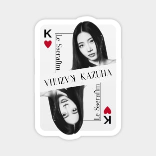 Kazuha Le Sserafim Card Magnet