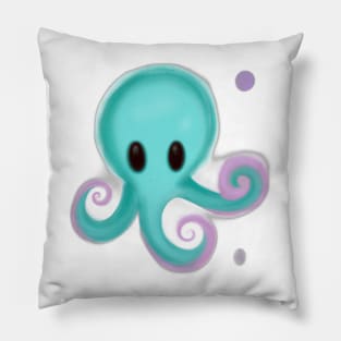 Cute Octopus Drawing Pillow