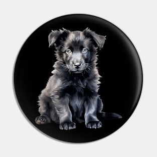 Puppy Belgian Sheepdog Pin