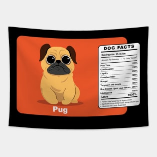 Pug Dog Tapestry