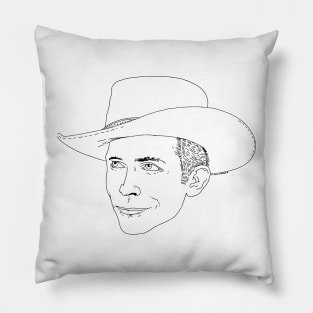 Hank Williams Pillow