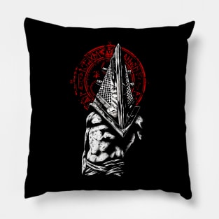 Red Pyramid Thing halo of the sun 2 Pillow