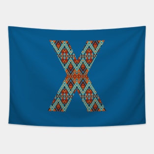 Letter X- boho design Tapestry