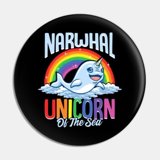 Cute & Funny Narwhal: Unicorn Of The Sea Pin