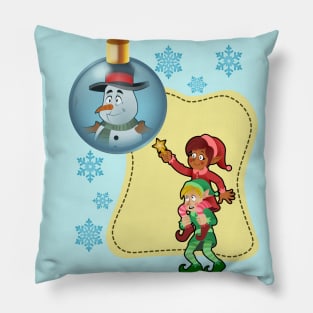 Christmas Elfs Pillow