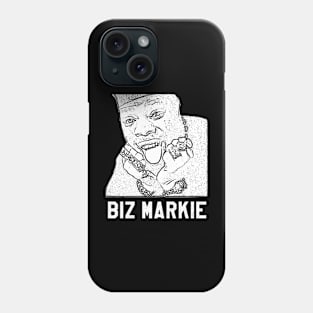 Biz Markie // white retro Phone Case