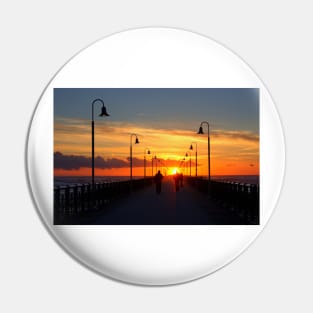 The pier at sunset Pin