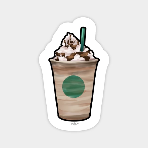 Blended Coffee Drink Magnet by grantedesigns