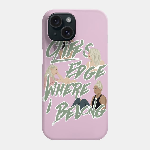 cliff's edge Phone Case by ohnoballoons