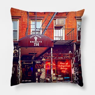 Williamsburg, Brooklyn, NYC Pillow