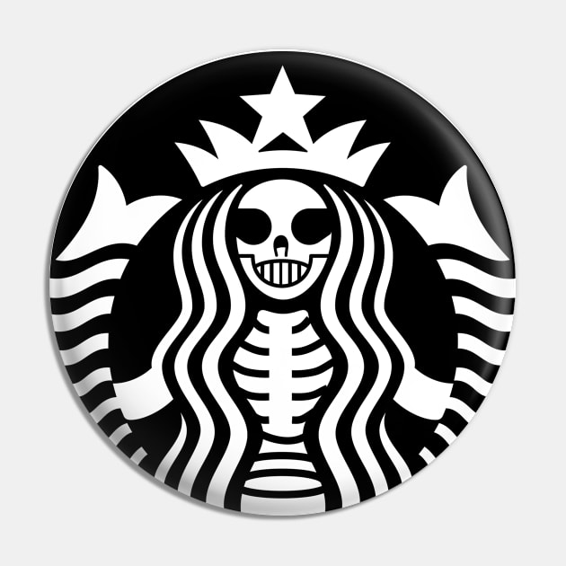 Starbucks Skeleton Pin by unique_design76