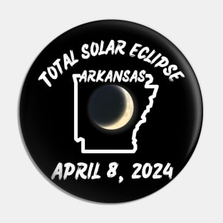 Arkansas Total Solar Eclipse Pin