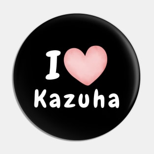 I Love Kazuha Le Sserafim Pin