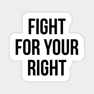 fight for your right Magnet