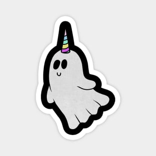 Unicorn Ghost, Cute Halloween Costume Gift Magnet