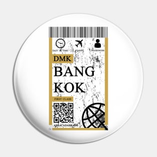 Bangkok flight ticket boarding pass abstract Pin