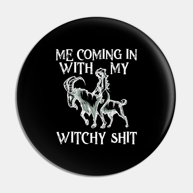 Wicca Pagan Witch Wiccan Goat Witchcraft Goth Witchy Gothic Pin by TellingTales