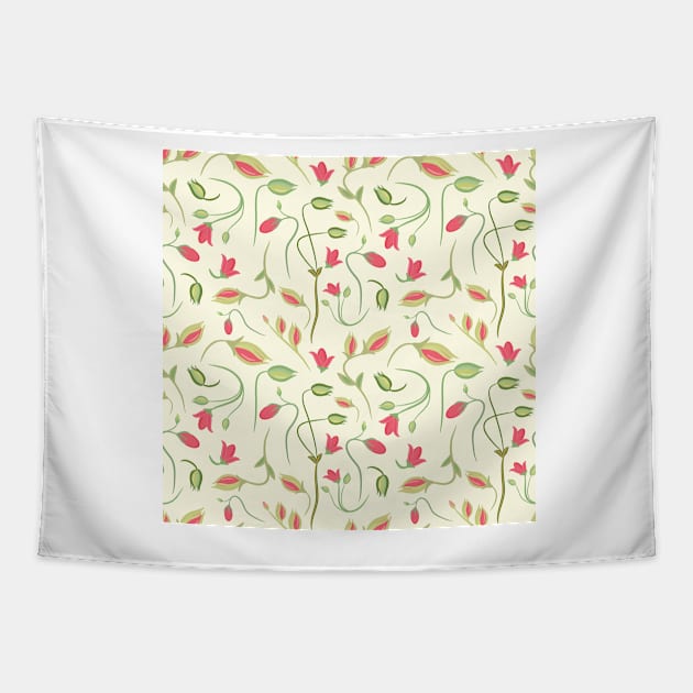 seamless summer tiny floral pattern Tapestry by AnaMOMarques