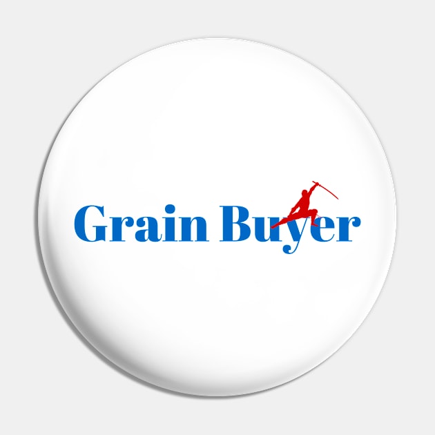 Master Grain Buyer Ninja Pin by ArtDesignDE