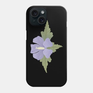 Mauve Hibiscus Phone Case