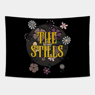 Aesthetic Stills Proud Name Flowers Retro Styles Tapestry