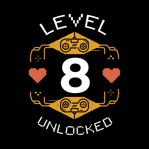 Retro Gaming Level 8 Unlocked by SLAG_Creative