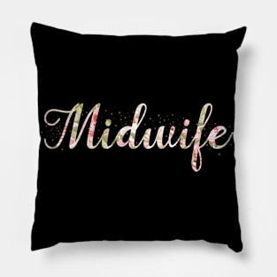 Floral Midwife Certified Midwife Doula Birth Worker Midwife Pillow