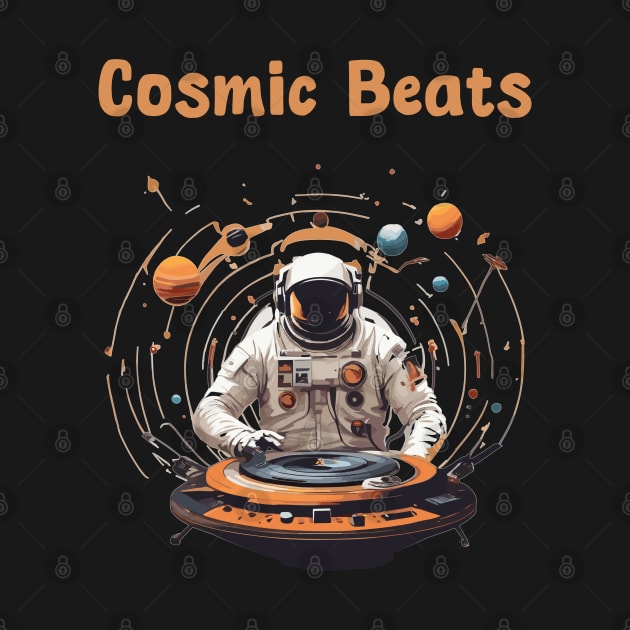 Dj Astronaut in space by Patterns-Hub