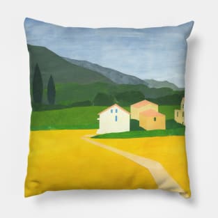 Three Houses of Megasco Pillow