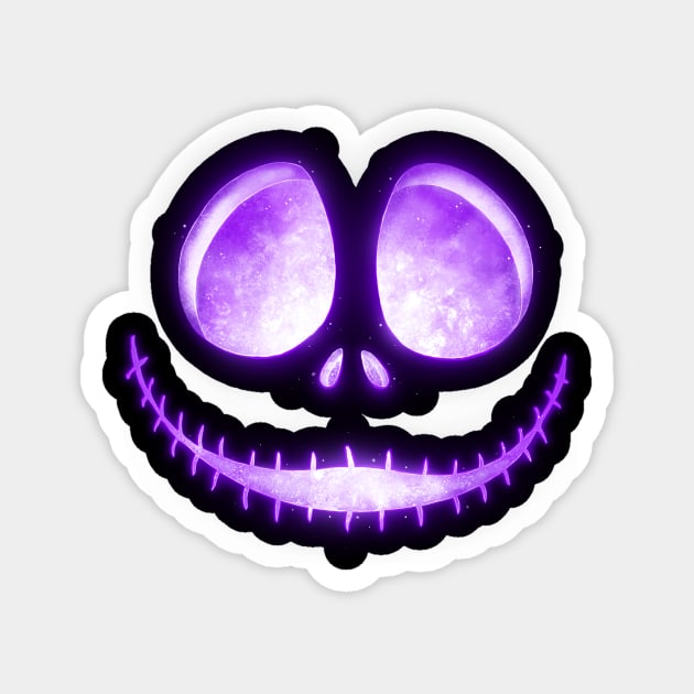 Scary Night- Purple Version Magnet by ManuelDA