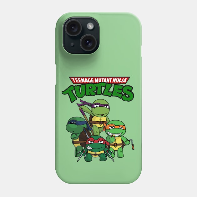 TMNT Ninja turtles kids Phone Case by nurkaymazdesing